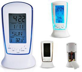 Blue Led Desktop Bedroom Digital Clock for 225 Rs (MRP 499 Rs)
