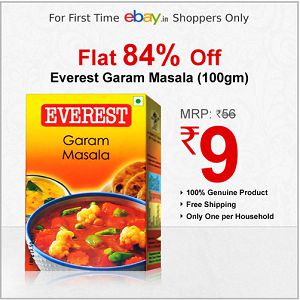 Everest Garam Masala(100gm) for 9 Rs (Market Price 56 Rs)
