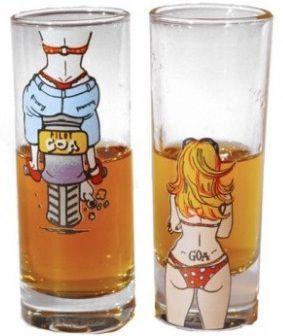 Goa Girls Beer Glasses for 250 Rs