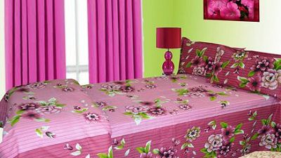 Handloomwala Printed Double Bed Sheet for 399 Rs (Market Price 699 Rs)