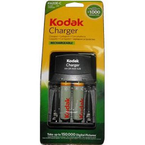 Kodak K620E-C+2 Charger With 2Pcs 2100 NiMH Battery for 295 Rs (Market Price 599 Rs)