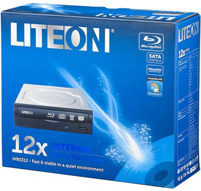 Liteon 12X Blu-ray SATA DVD Writer IHBS312 for 6799 Rs (MRP 8500 Rs)