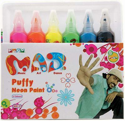 Mitashi Pogo Mad Neon Puffy Paint for 293 Rs (Market Price 325 Rs)