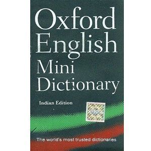 Oxford English Mini Dictionary for 62 Rs (Market Price 110 Rs)