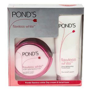 POND'S FLAWLESS WHITE COMBI PACK (DAY CREAM 50 GM & FACIAL FOAM 100 GM) for 397 Rs