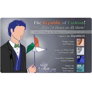 [Republic Day Sale] Flat 26% Discount on Shirts