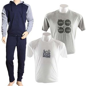 Track Suit with 2 T-Shirts by Neva for 1399 Rs (Market Price 2663 Rs)
