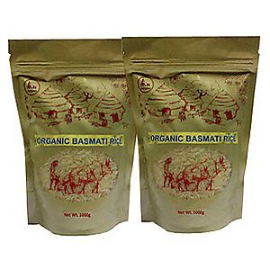 Aryan Organic Basmati Rice Premium Polished 2 Kg for 188 Rs (Market Price 338 Rs)