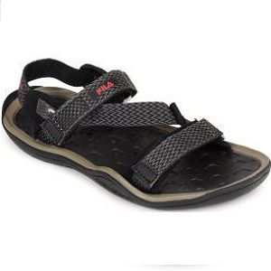 Fila Men Grey & Black Aqua Grippare Sports Sandals for 849 Rs (Market Price 1699 Rs)
