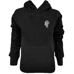 Go Untucked Black Eagle Hooded Cotton Sweatshirt for 563 Rs