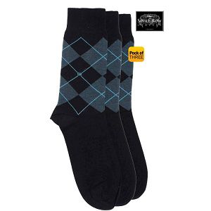 The Savile Row’s Mercerized Cotton Socks (Set of 3) for 118 Rs (Market Price 499 Rs)