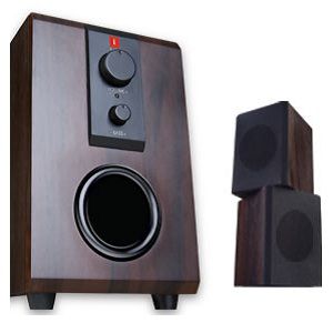 iBall Full Wood Speakers Raaga 2.1 for 860 Rs (Market Price 1199 Rs)
