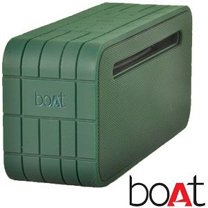 Boat Rugged Shock Proof Bluetooth Speaker with Inbuilt Power Bank for Rs 3075