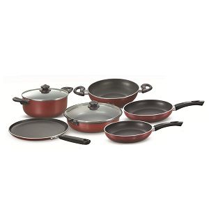 Prestige Omega Deluxe Induction Base Non-Stick Kitchen Set for Rs 3799 (Market Price Rs 6140)