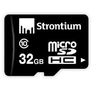 Strontium 32 GB Micro SD Card Class 10 for Rs 505 (Market Price Rs 849)