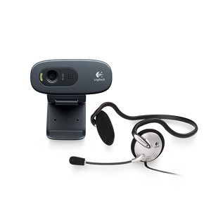 Logitech C270h HD Webcam and Stereo Headset for Rs 1210 (Market Price Rs 2395)