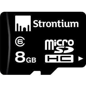 Strontium 8GB MicroSDHC Memory Card Class 6 for Rs 151 (Market Price Rs 230)