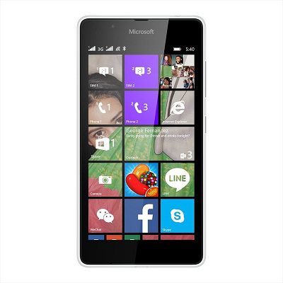 Microsoft Lumia 540 Dual Sim mobile + Rs. 1100 Festive Gift Card for Rs 7400 (Market Price Rs 11499)