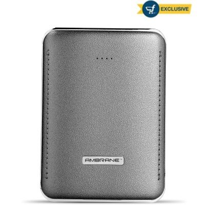 Ambrane P-1001GRY 10500 mAh Power Bank for Rs 999 (Market Price Rs 2999)
