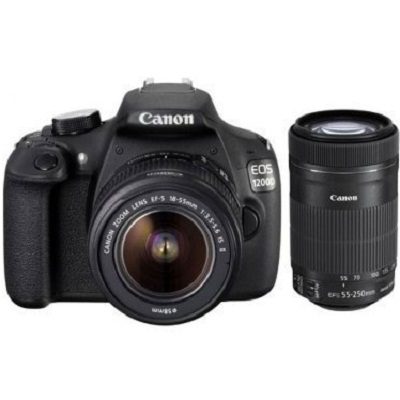 Canon EOS 1200D SLR Camera with 18-55mm + 55-250mm Lens for Rs 22990 (Market Price Rs 36995)